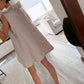 VESTIDO STRIPED CON CUELLO DE OLANES