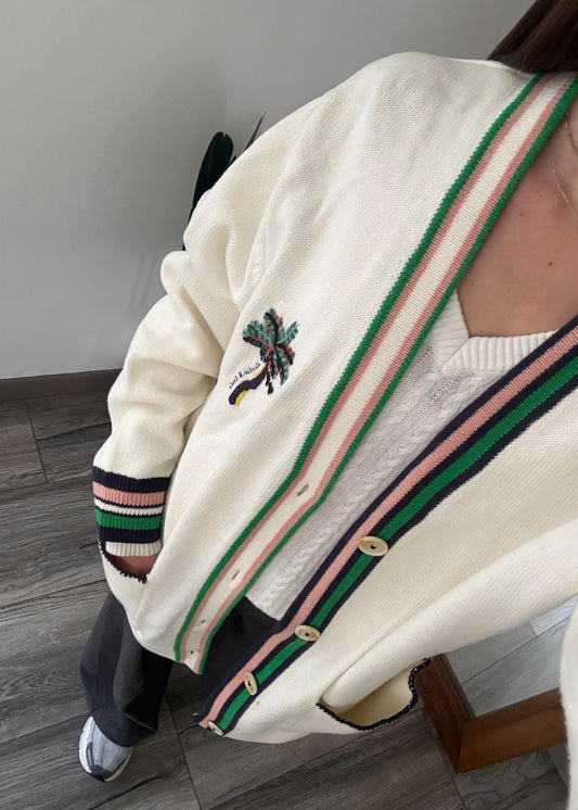 CARDIGAN CON PALMERA