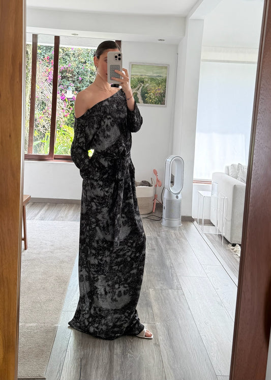 VESTIDO MAXI SILVER
