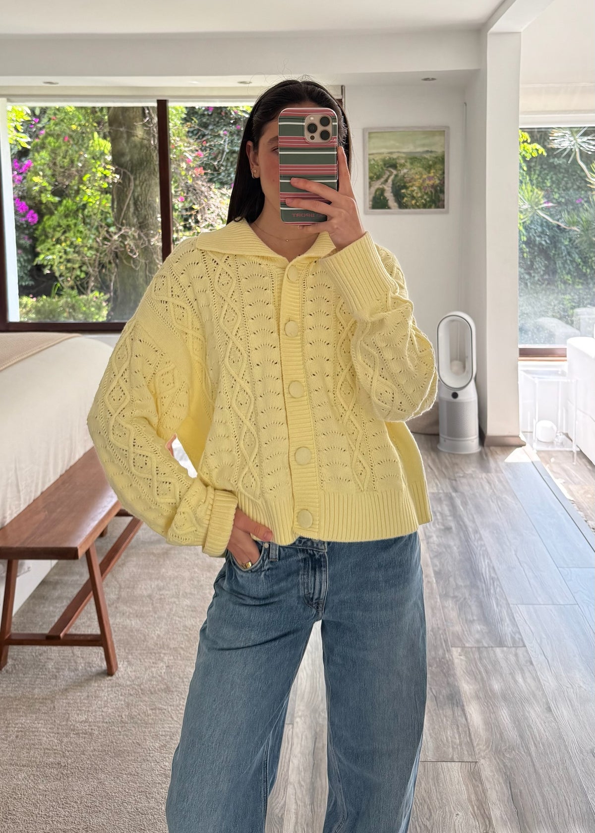 CARDIGAN AMARILLO