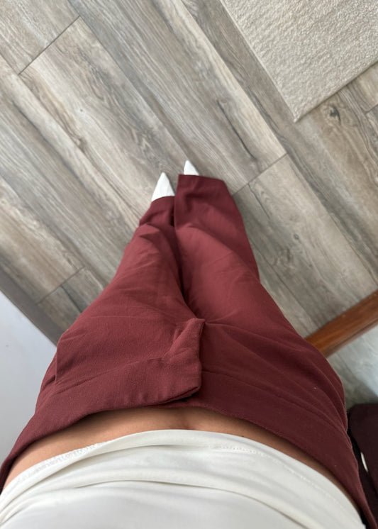 PANTALÓN BURGUNDY FULL LENGTH