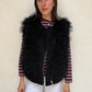 CHALECO NEGRO PELUCHE