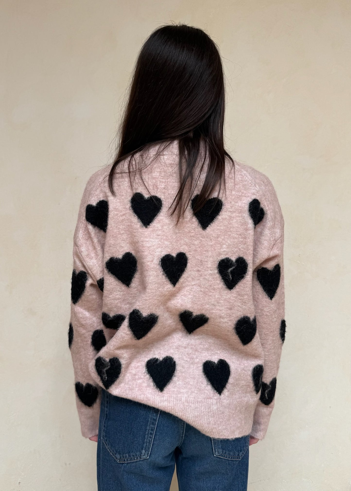 CREWNECK BROKEN HEART ROSA