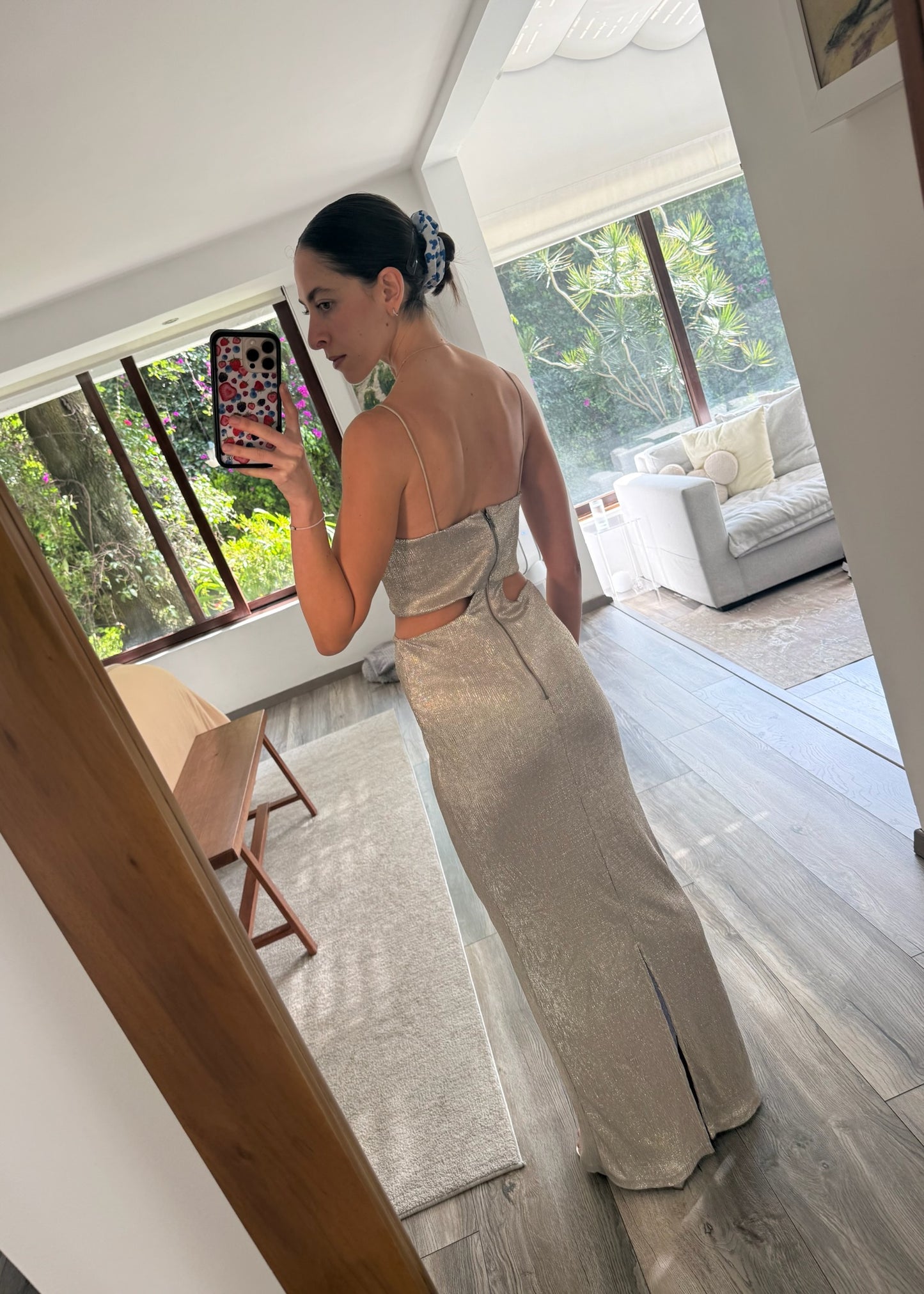 VESTIDO BOW GOLDEN