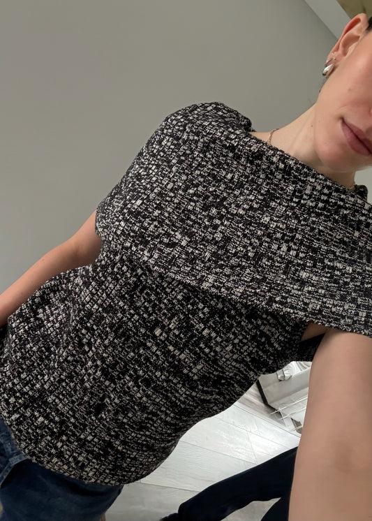 TOP DE TIPO SUÉTER OFF THE SHOULDER