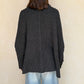 CARDIGAN CHUNKY GRIS OBSCURO