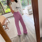 PANTALÓN LILA HIGH RISE