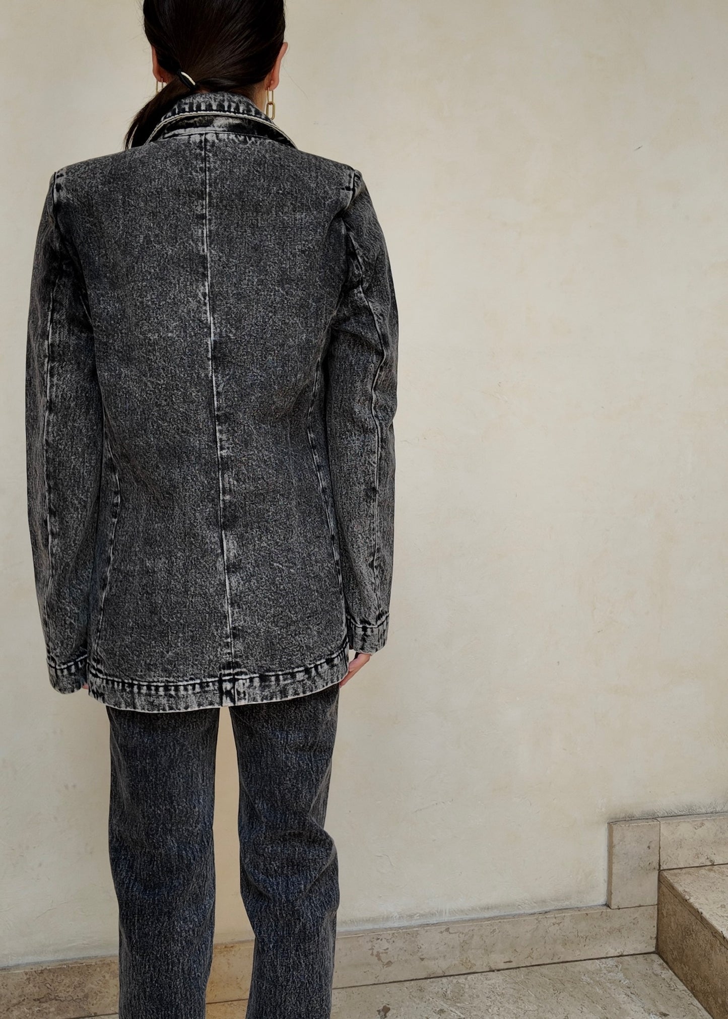 SET DENIM NEGRO DESLAVADO
