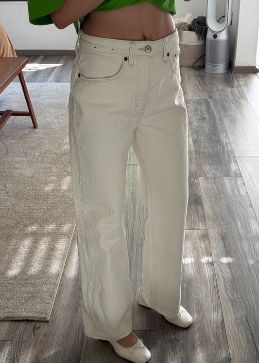 JEANS CURVE LOVE HIGH RISE CREMA