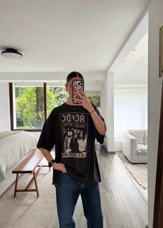 TEE ACDC CON CARAS