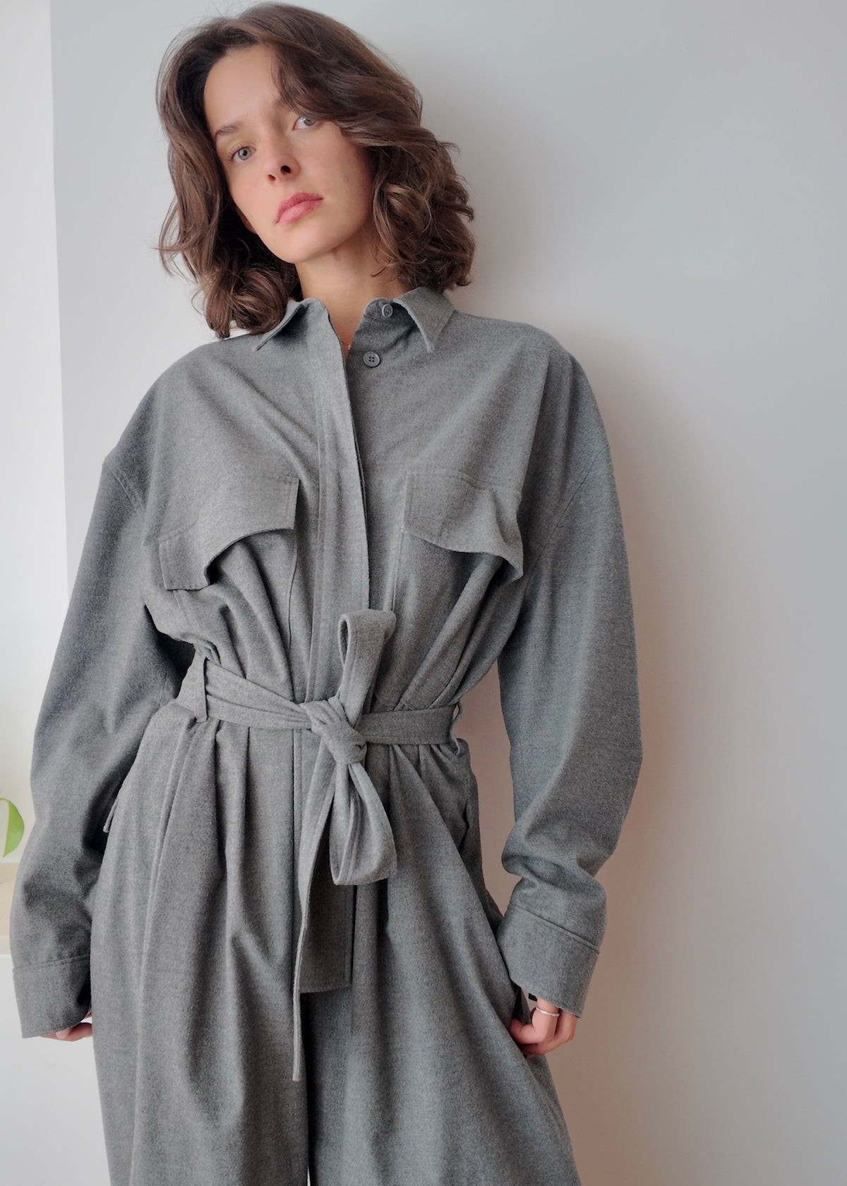 JUMPSUIT GRIS CARGO