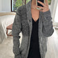 CARDIGAN OVERSIZED GRIS