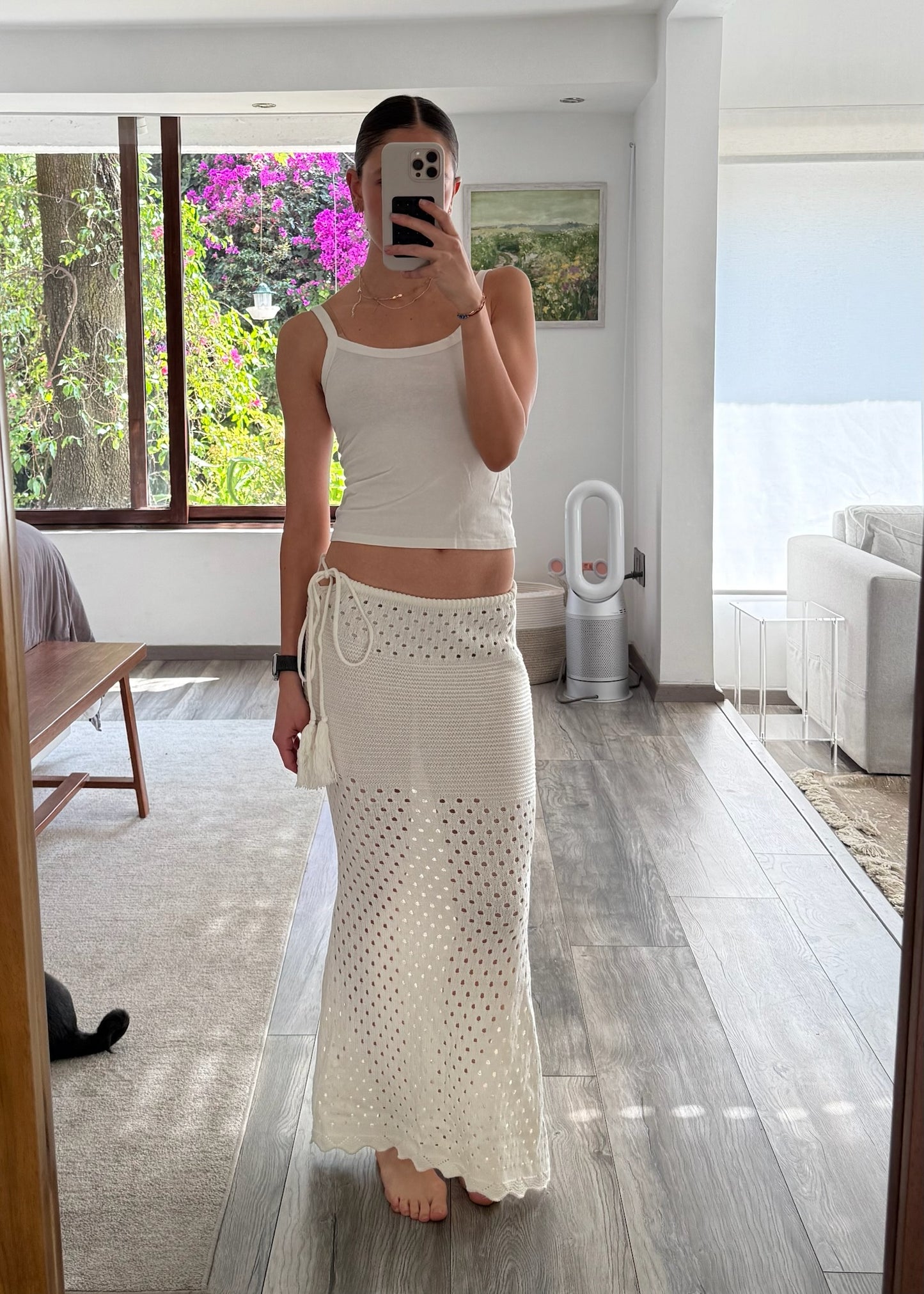 FALDA MIDI DE KNIT