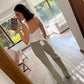 PANTALÓN PINSTRIPED LOW RISE