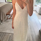 VESTIDO MIDI BLANCO CON BORDADOS