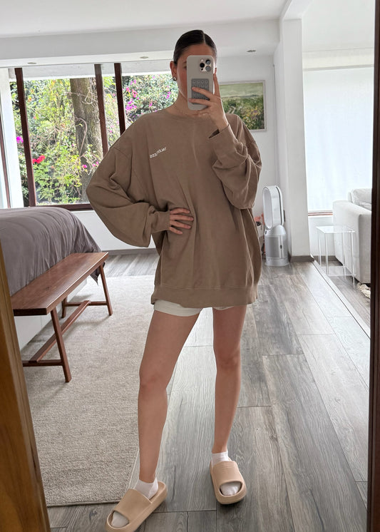 CREWNECK BEIGE