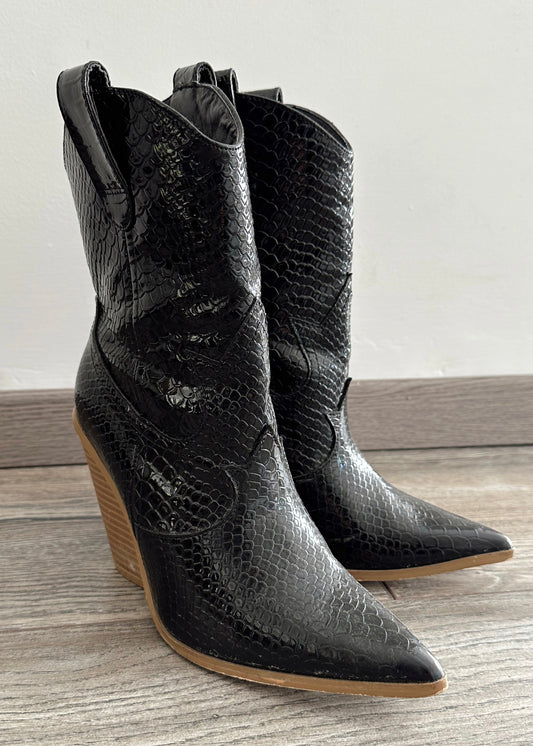 HEELED WESTERN BOOTIES