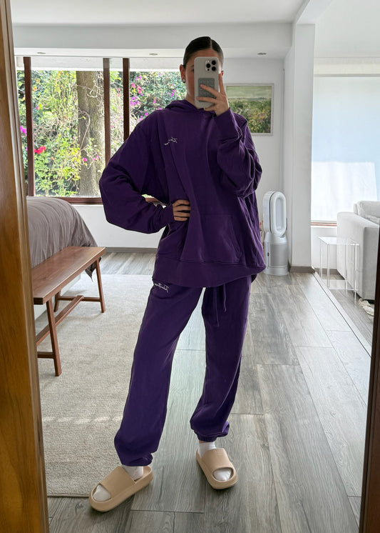 HOODIE MORADA