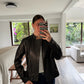 CHAMARRA DE FAUX LEATHER