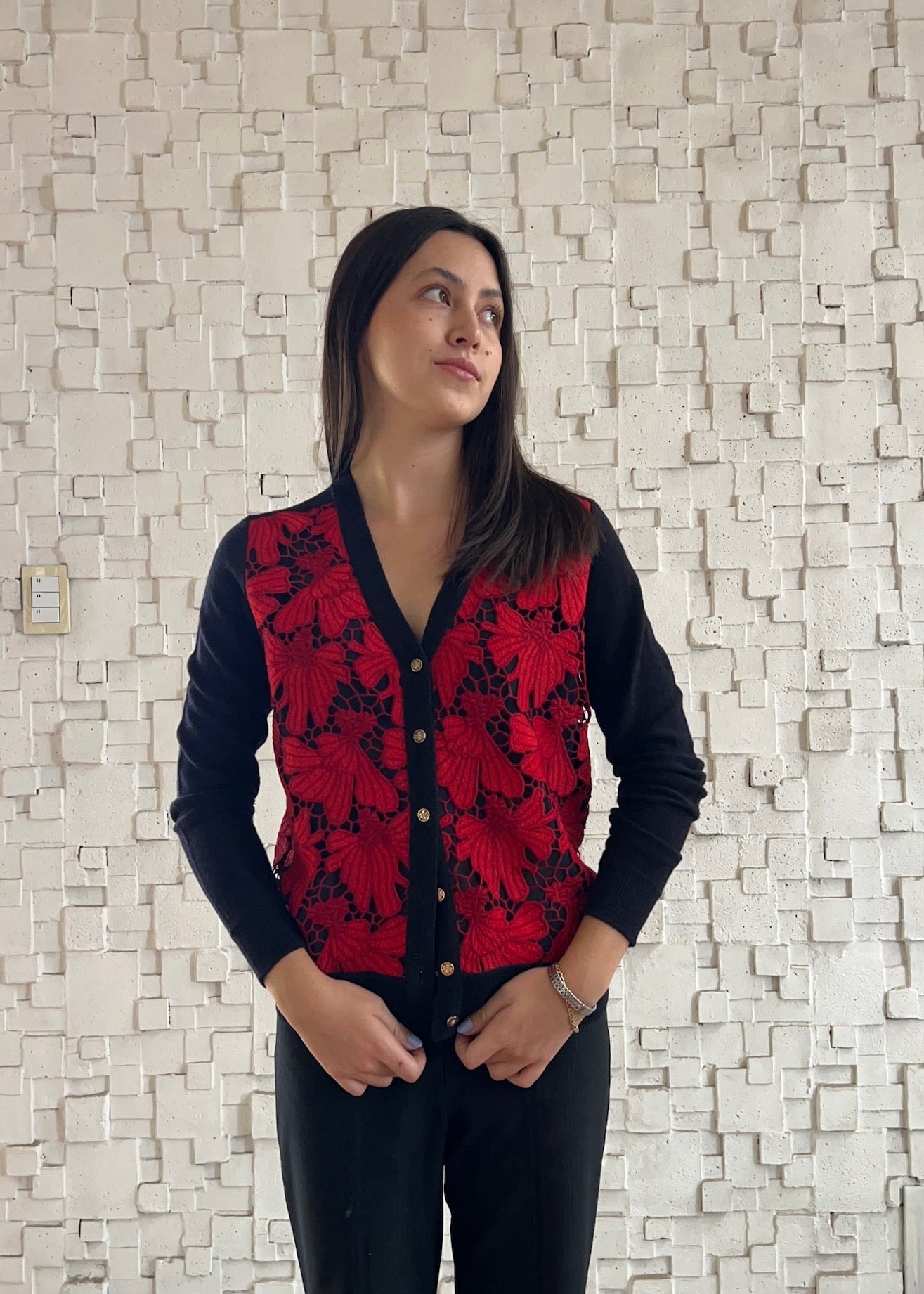 CARDIGAN FLORES CUTE
