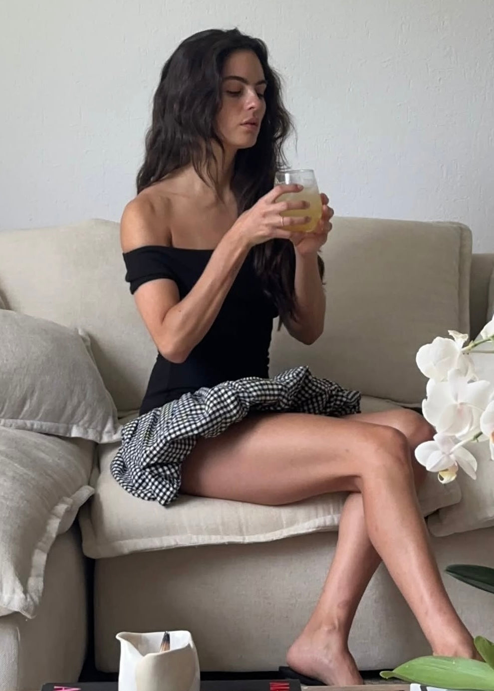 VESTIDO BOMBÓN CON CUADROS