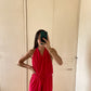 JUMPER HALTER ROJO