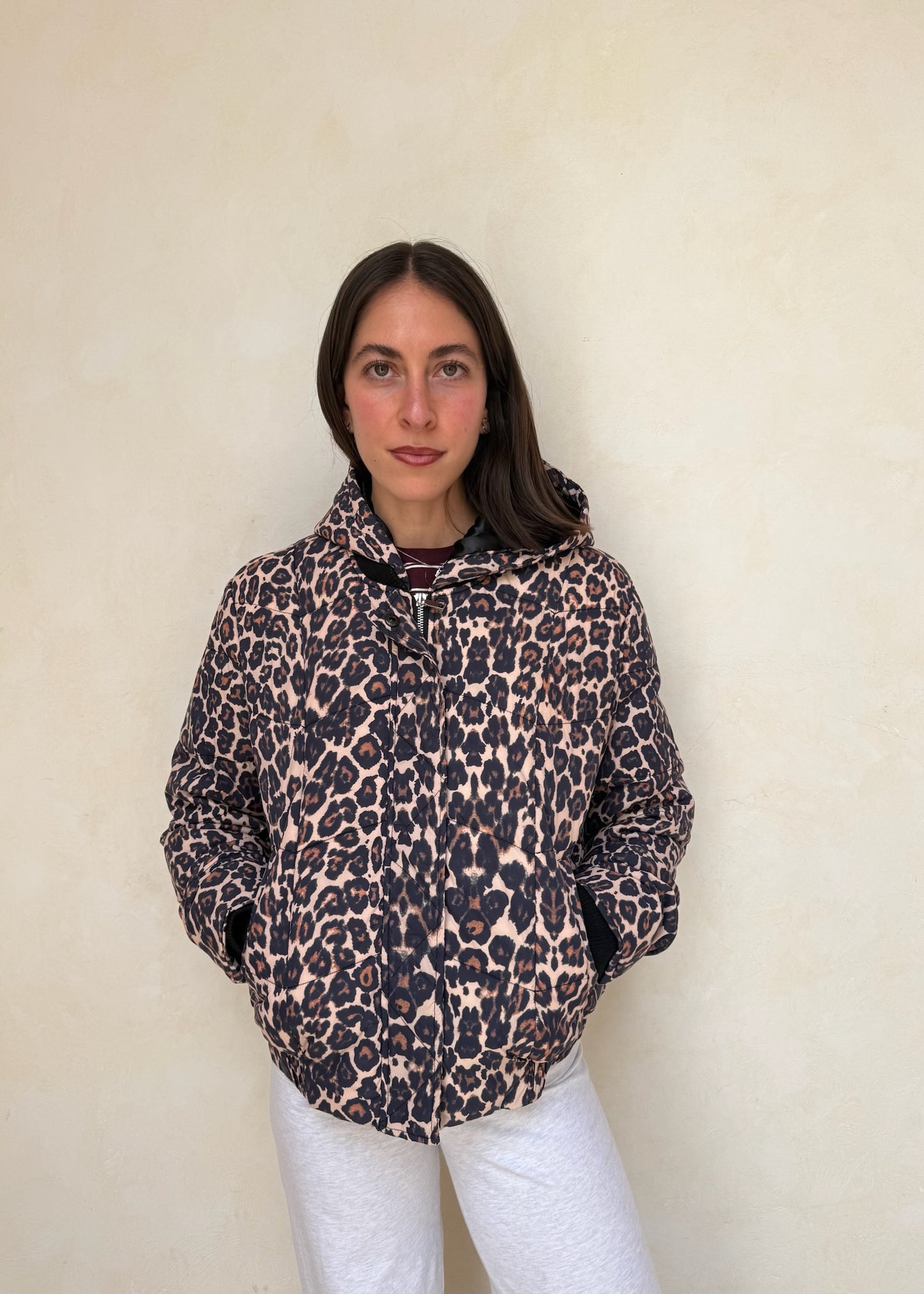CHAMARRA PUFFER ANIMAL PRINT