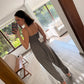 JUMPSUIT GRIS DRAPEADO
