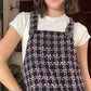 VESTIDO TIPO OVEROL DE TWEED