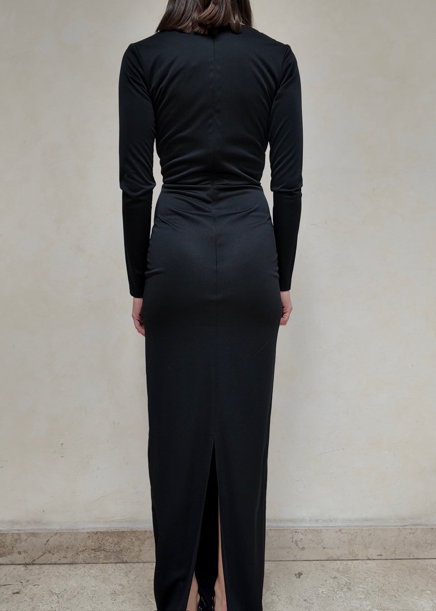 VESTIDO MAXI ESCOTADO
