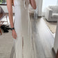 VESTIDO MIDI CASUAL DE TIPO LINO
