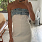 VESTIDO DENIM BLANCO MINI