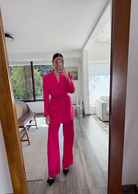 HOT PINK SUIT