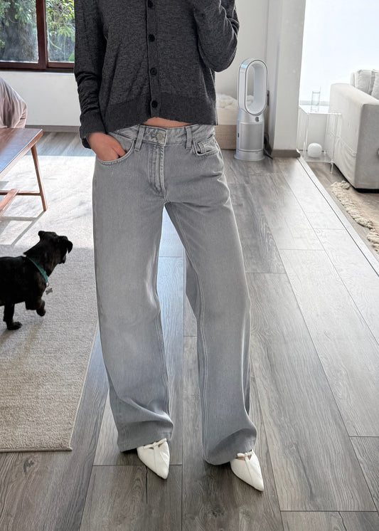 JEANS FULL LENGTH GRIS CLARO