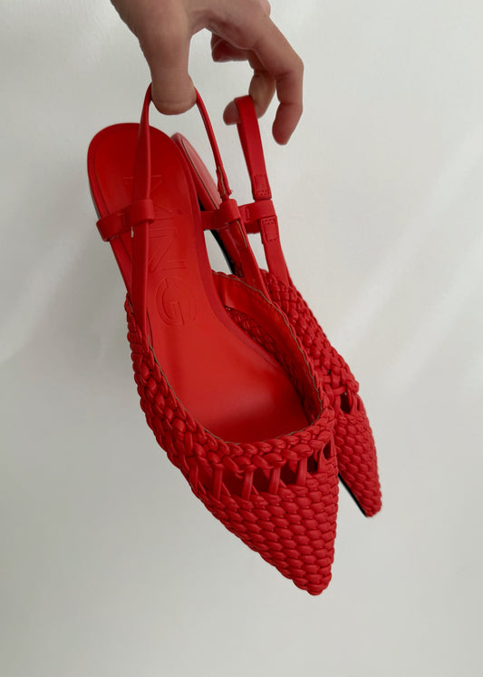 FLATS ROJOS CON PUNTA