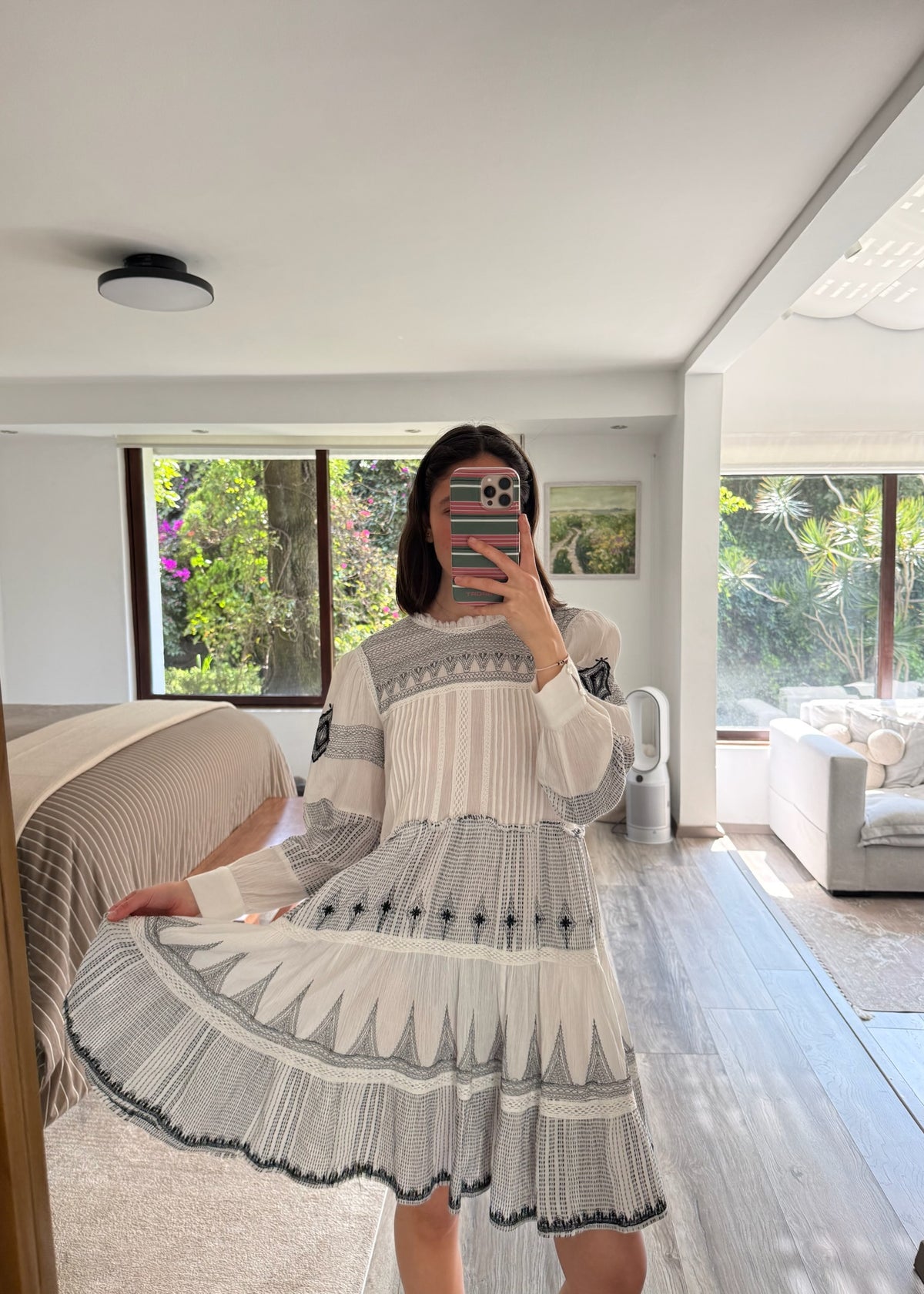 VESTIDO PLAYERO B&W