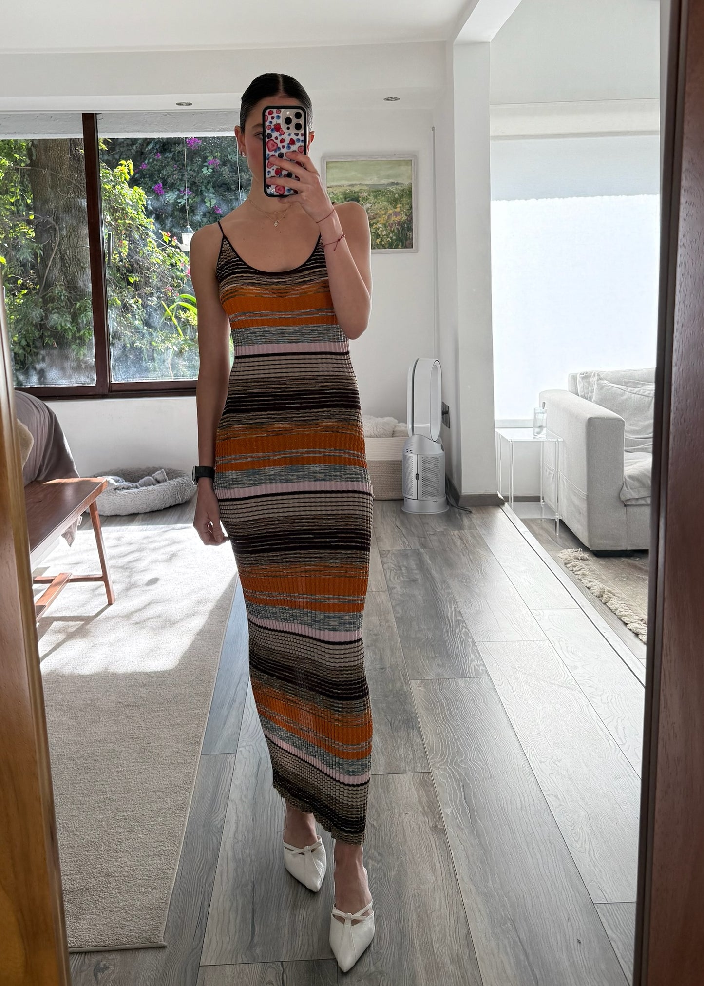 VSTIDO SLIP MIDI DE KNIT