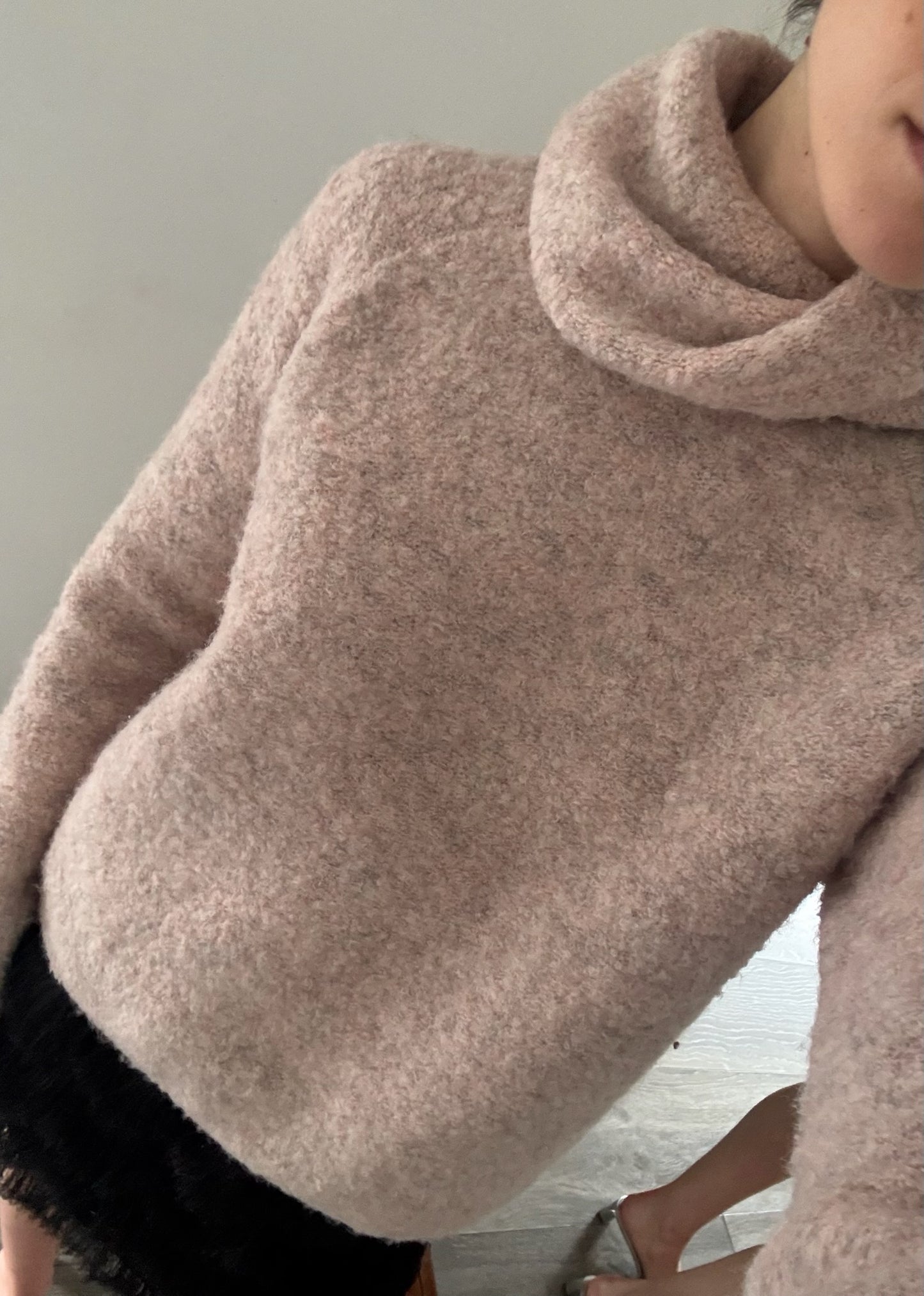 SUÉTER CHUNKY BABY PINK