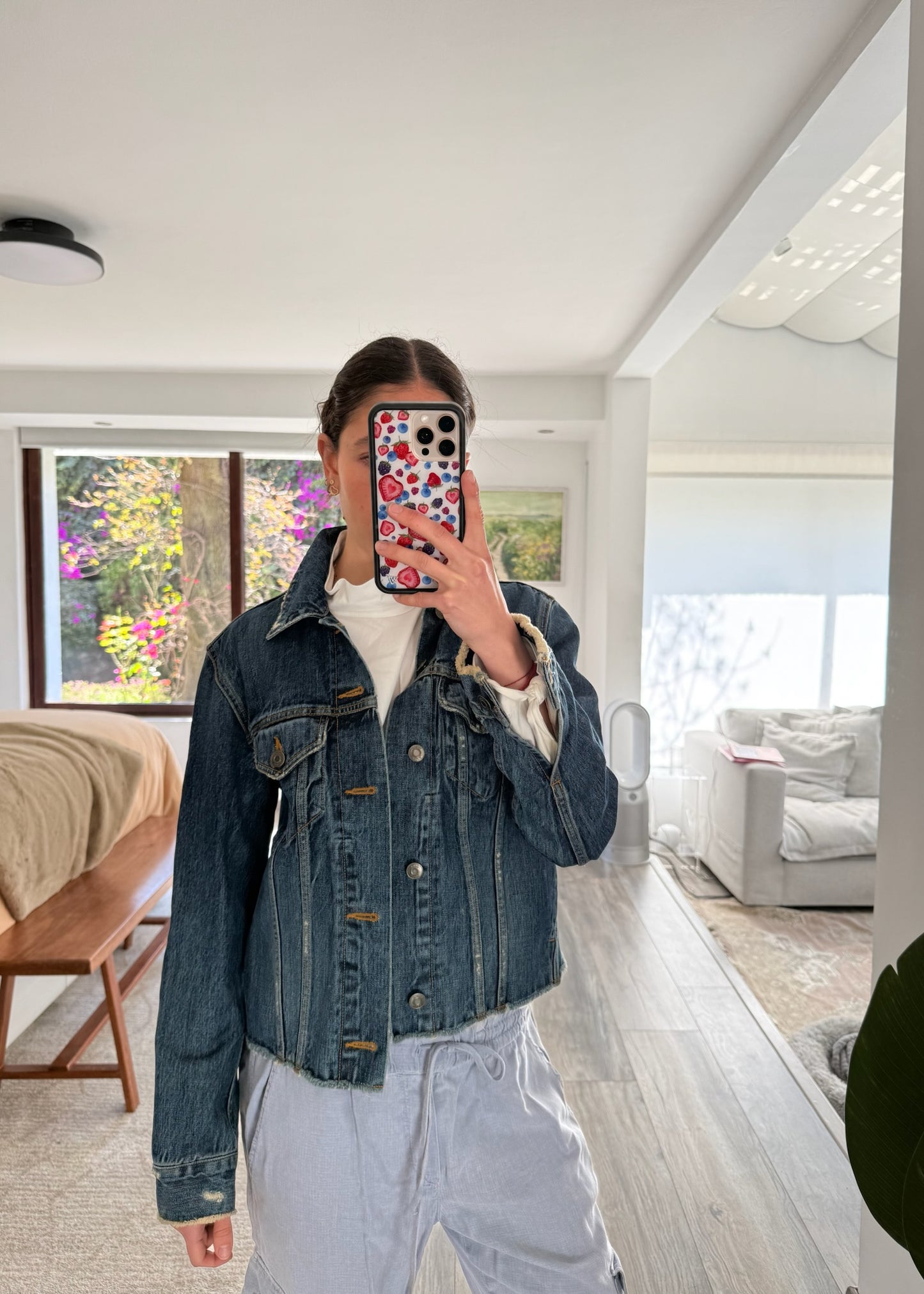 CHAMARRA DENIM AZUL FUERTE