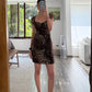 VESTIDO MINI PRINT LEOPARDO