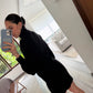 VESTIDO DE TIPO SUETER CON CUELLO ALTO