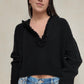 SUÉTER V NECK CON GORRO
