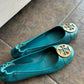 TORY BURCH BLUE FLATS