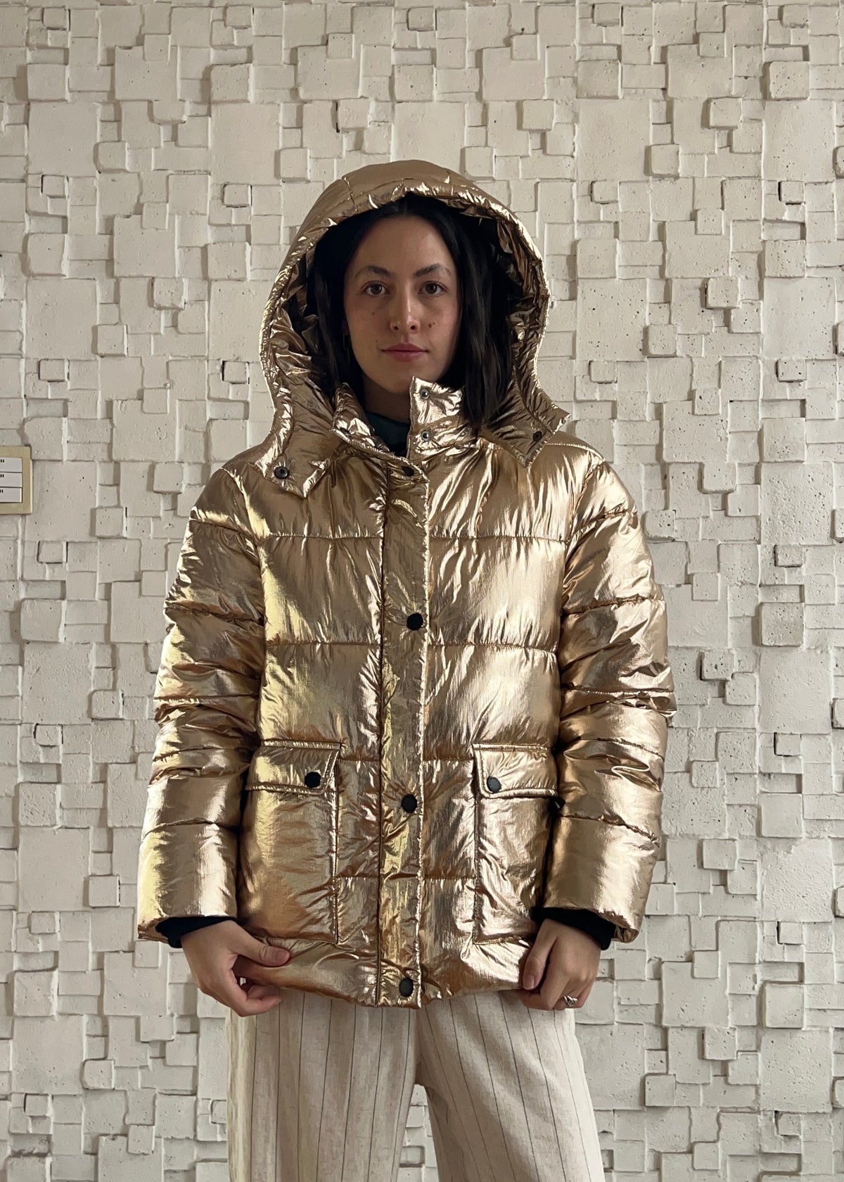 CHAMARRA PUFFER ROSE GOLD
