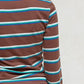 T-SHIRT CAFÉ CON RAYAS