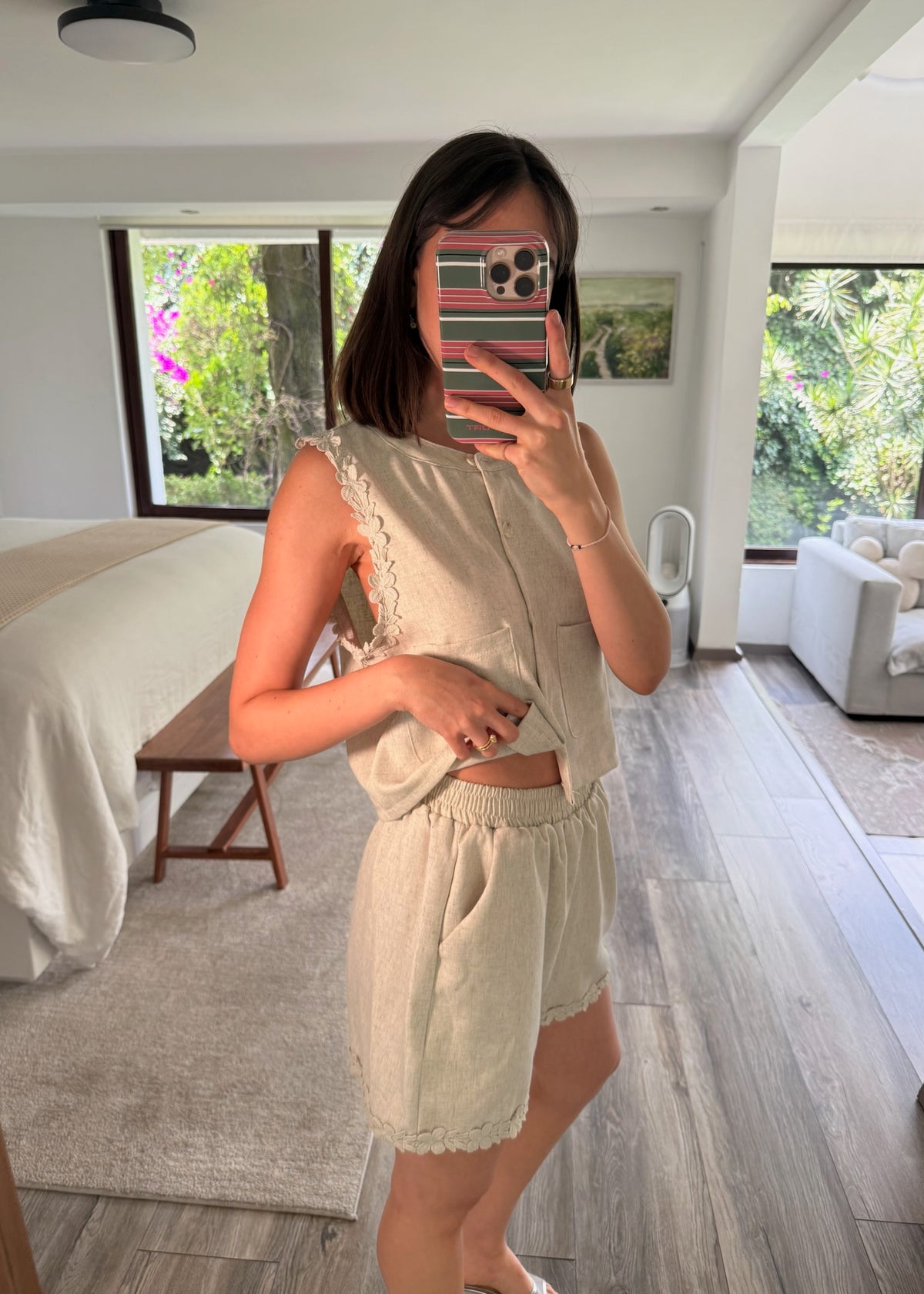 SET TOP Y SHORT PICNIC