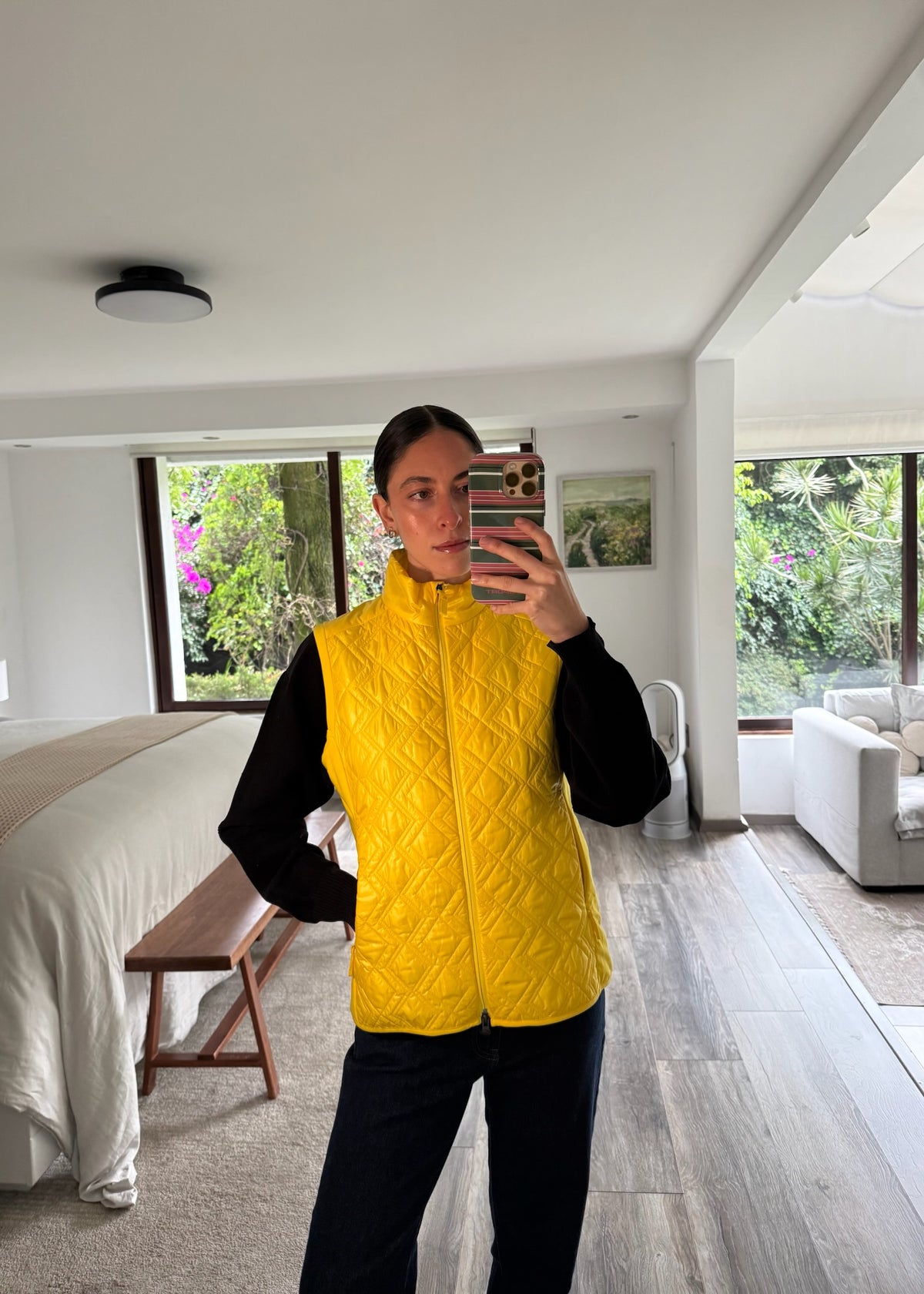 CHALECO AMARILLO ROMPE VIENTOS
