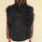 CHALECO NEGRO PELUCHE