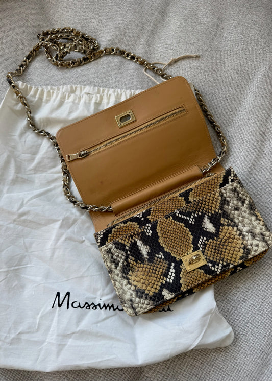 BOLSA CROSSBODY SNAKE PRINT