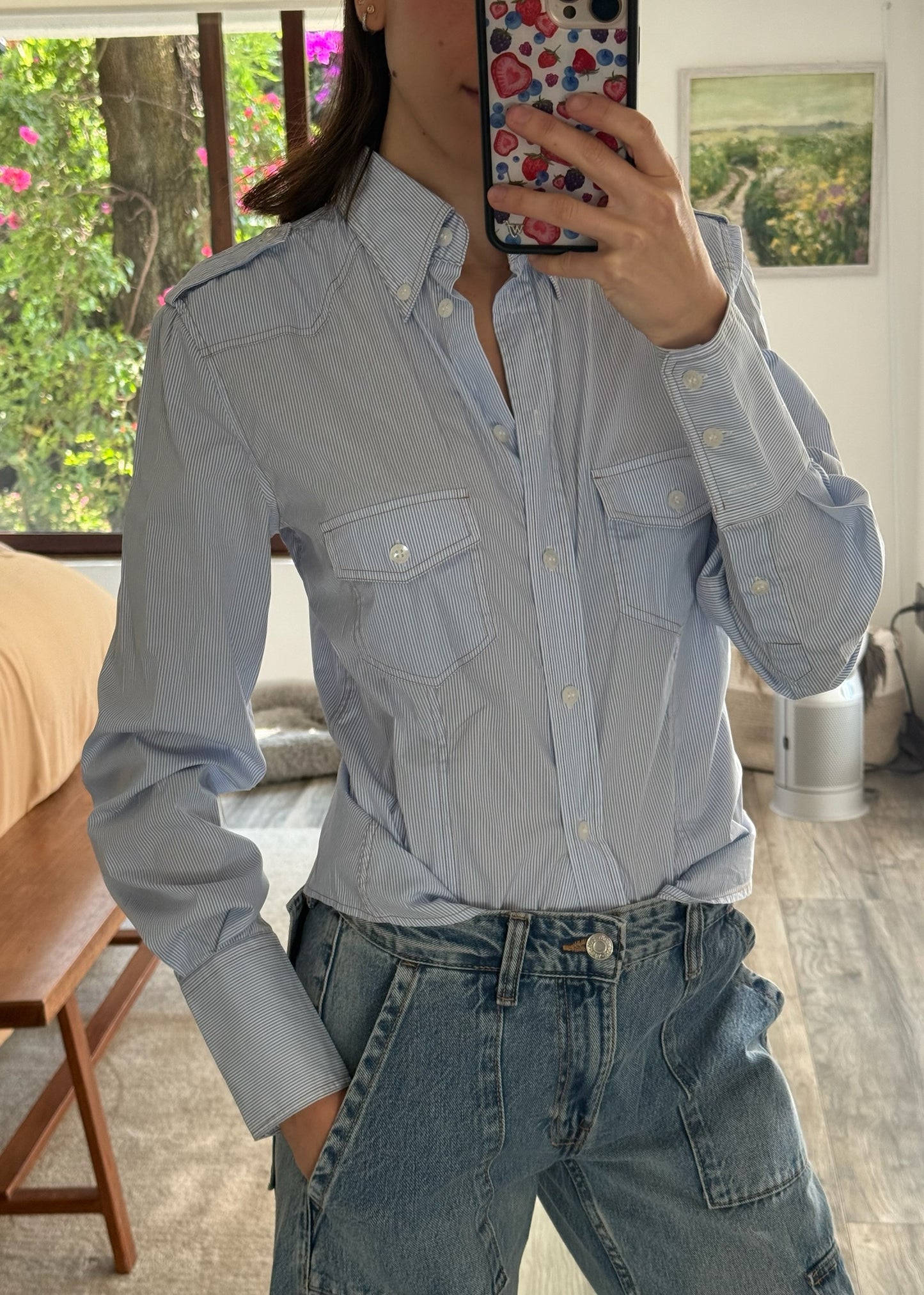 CAMISA SLIM STRIPED